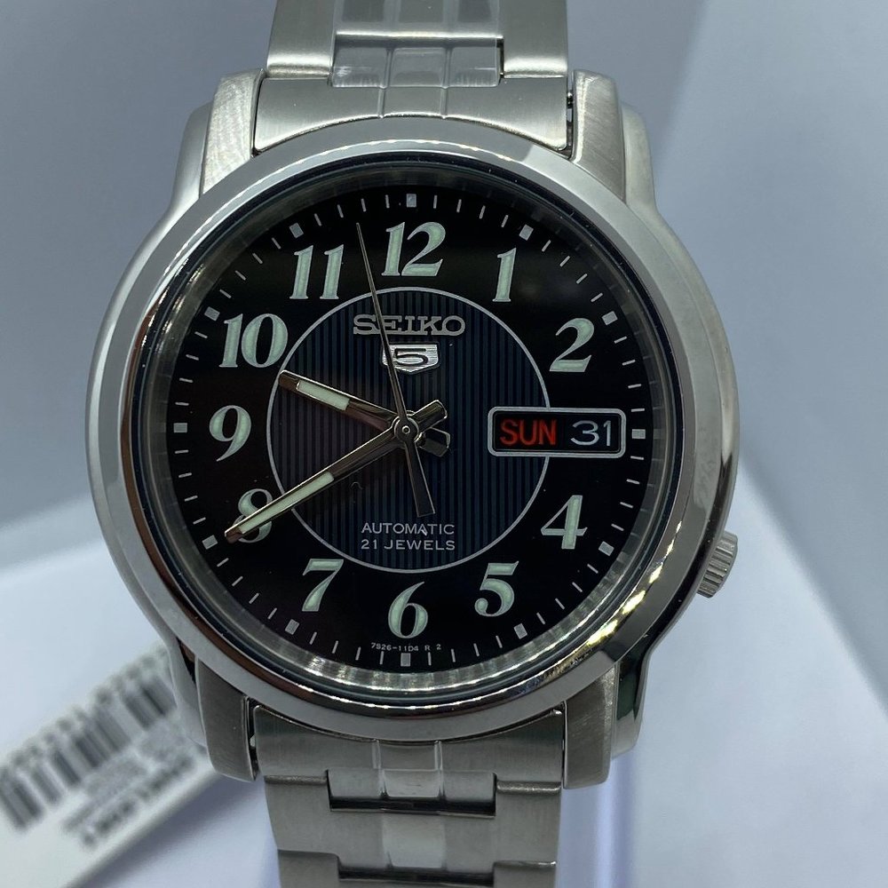 Seiko Brand Automatic for Men Watch Brand New Stainless Steel, 37mm Diameter